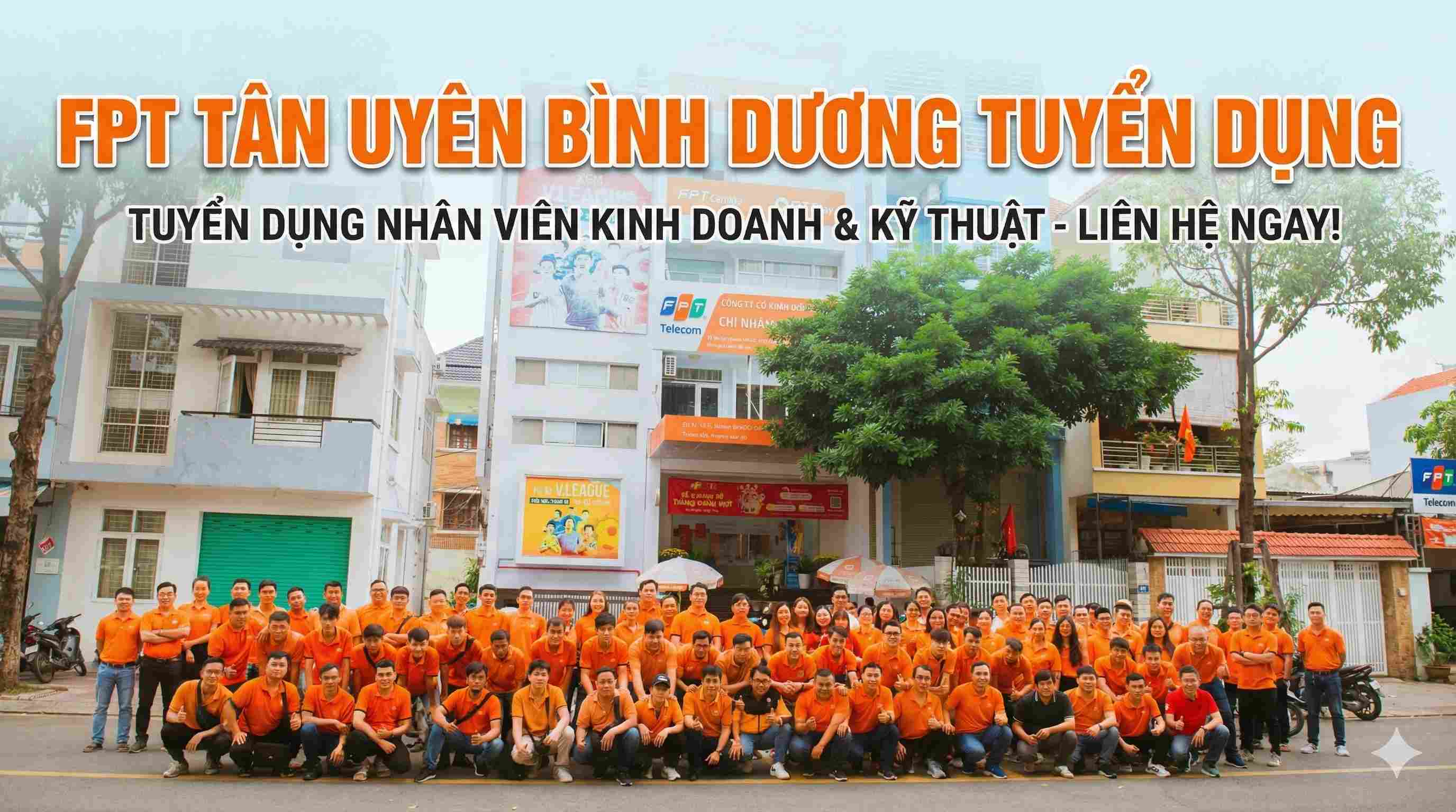 Việc Làm FPT Telecom Tân Uyên - Tuyển Dụng Nhân Sự Mới Nhất 2026